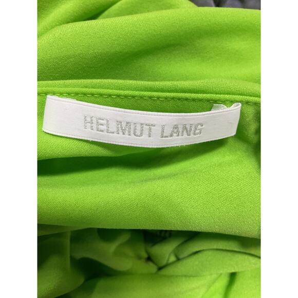 Helmut Lang Twist Green Polyester Long Sleeve Tube Top Size S - Picture 4 of 5